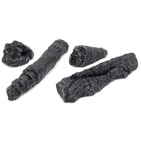 Four Piece Charred Log Accessory Ki